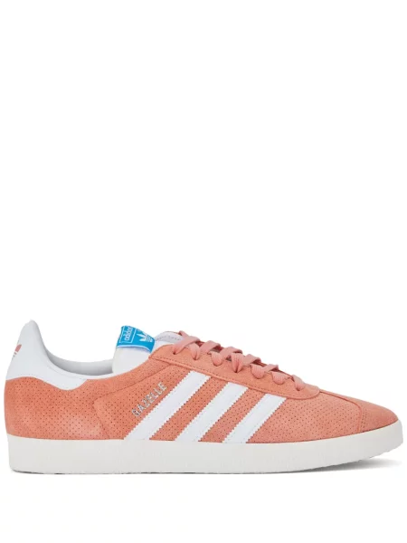 Sneakerși Adidas Gazelle din piele de căprioară portocaliu