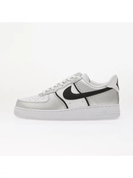 Trampki Nike Air Force 1 Metallic Silver/ Black-White EUR 47 białe