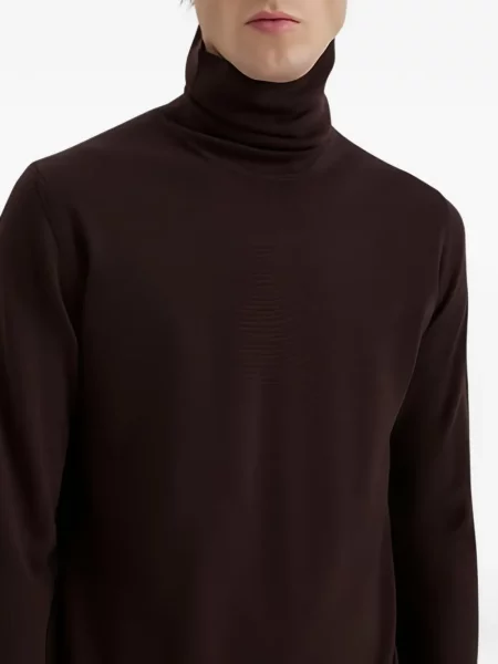 Sweter Alpha Studio brązowy
