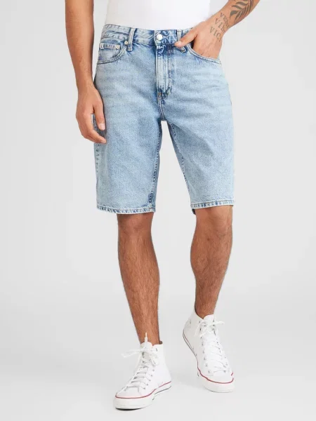 Calvin Klein Jeans Pantaloni scurți de blugi albastru