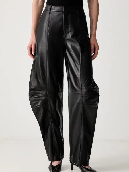 Rotate LEATHER CARGO pantaloni din piele pentru femei