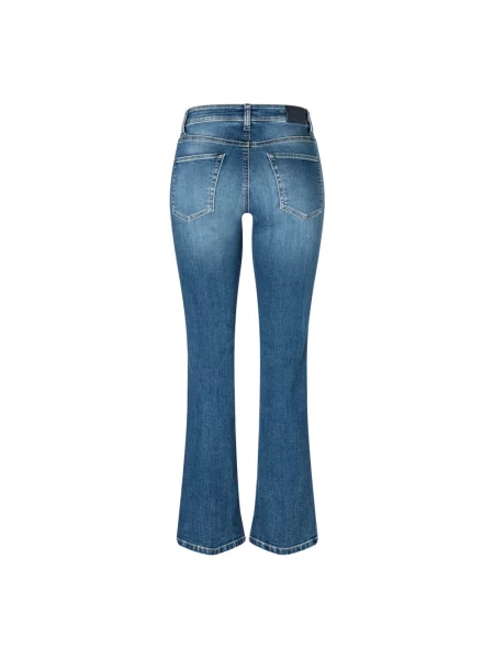 Cambio Jeansy Flare Paris blau niebieskie