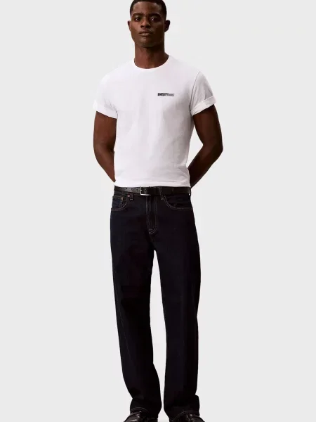 Футболка Calvin Klein с лого белая