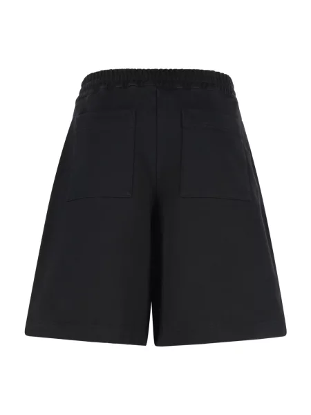 Szorty Alexander Mcqueen z dżerseju czarne
