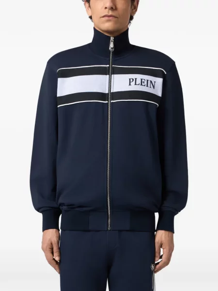 Geacă Philipp Plein cu imagine alergare albastru