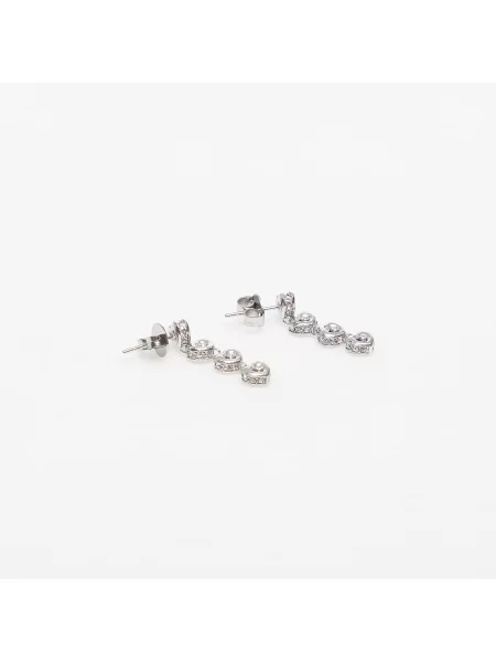 Обеци GUESS L.O.V.E. Rhodium Universal