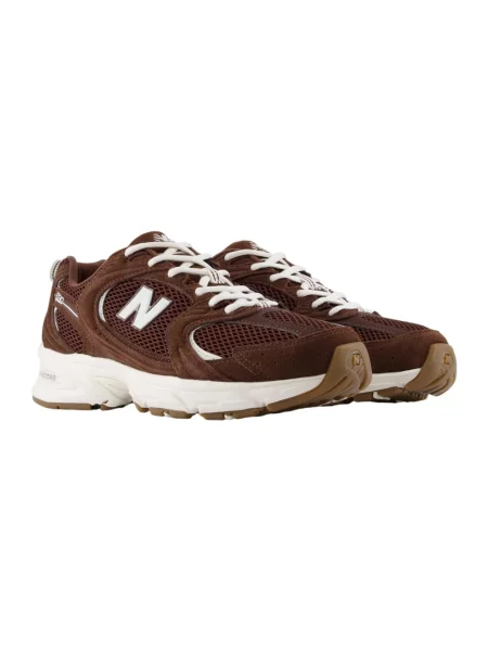 Sneakersy New Balance 530 zamszowe brązowe