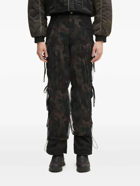 Spodnie Andersson Bell z siateczką w kamuflażu czarne