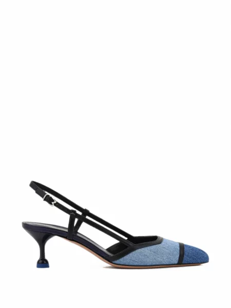 Pantofi cu toc Paul Warmer slingback albastru