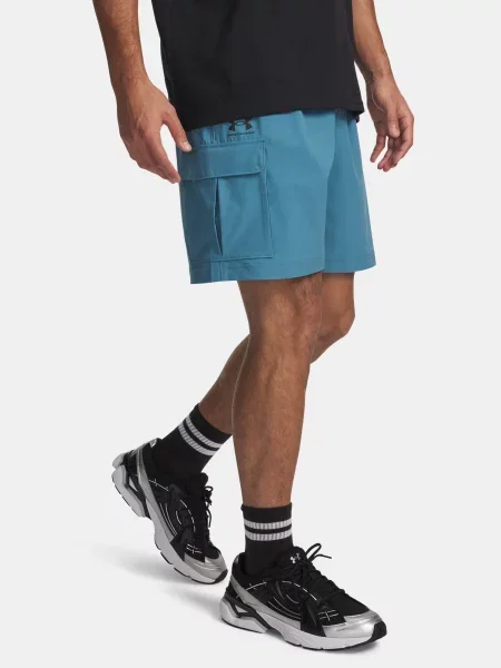 Pantaloni scurți cargo Under Armour albastru