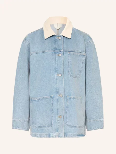 Arket Džínová Bunda Kian denim blue modrá