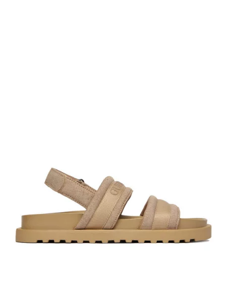 Guess Jeans Sandale închis bej