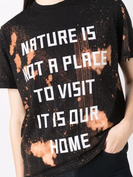 Tricou Golden Goose cu imagine negru