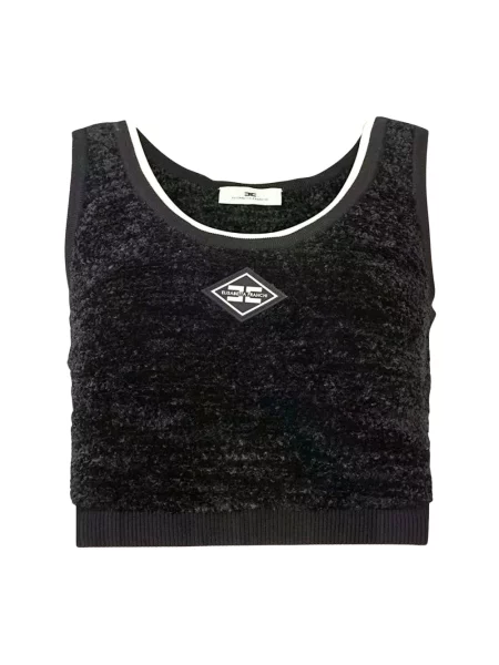 Sweter Elisabetta Franchi czarny