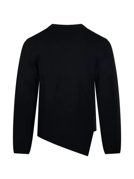 Pulover Comme Des Garçons Shirt asimetric negru
