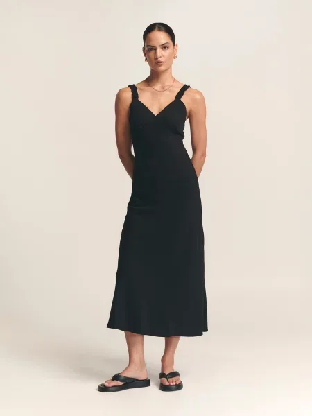 St MRLO Rochie de vară Tide' negru