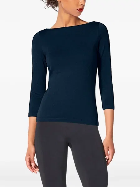 Top Wolford lung albastru