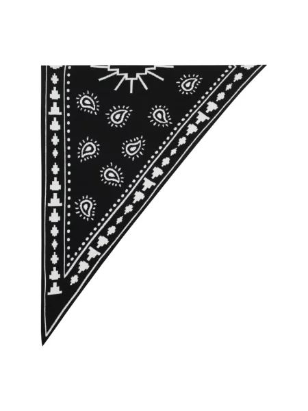 Szal Marcelo Burlon wełniana czarna