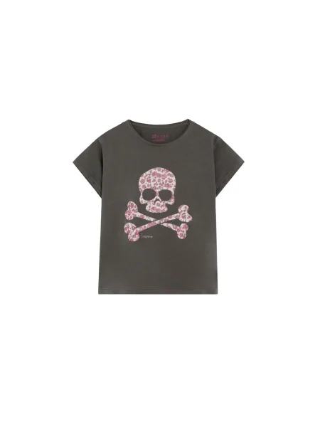 Scalpers Tricou metalic / roz gri