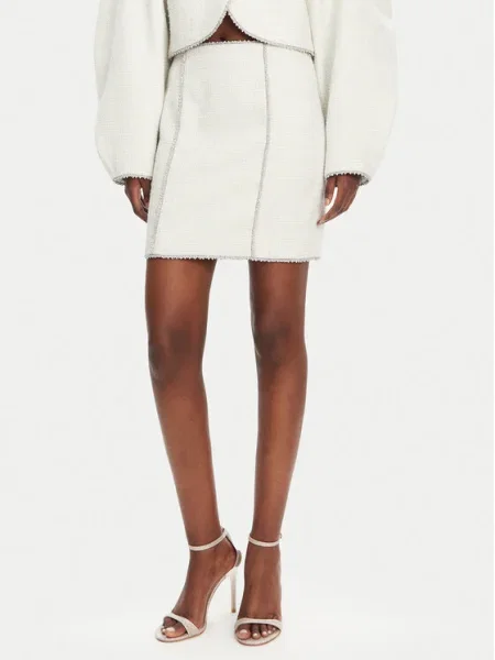 ROTATE Fustă mini Écru