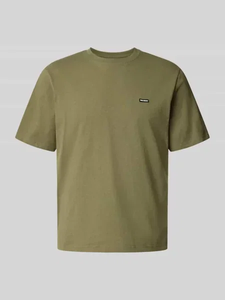 T-shirt z naszywką z logo i okrągłym dekoltem Review