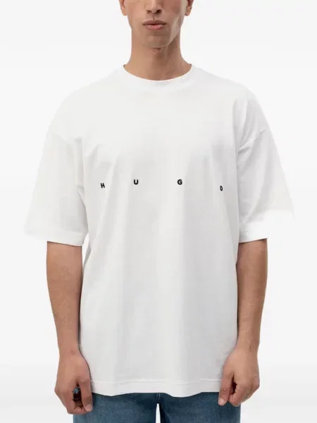 Tricou Hugo cu imagine alb