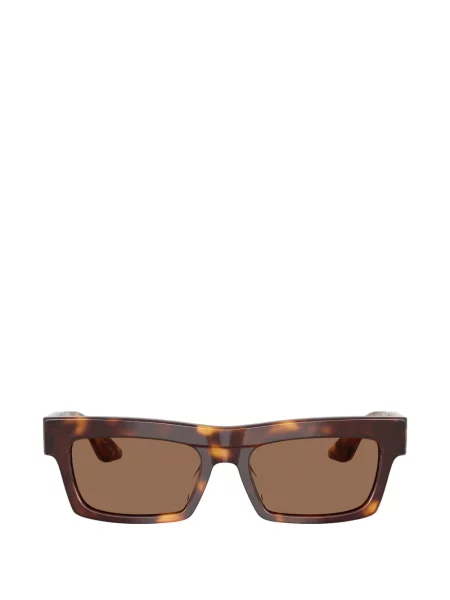 Ochelari de soare dreptunghiulari Oliver Peoples maro