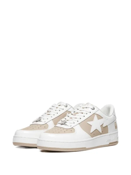 Sneakerși A Bathing Ape® din piele alb