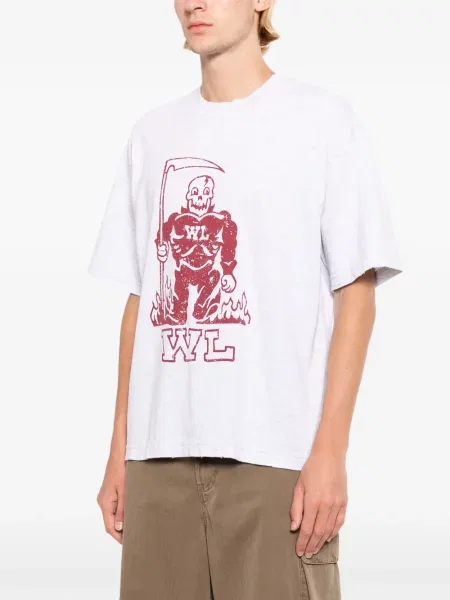 Tricou Warren Lotas cu imagine roșu