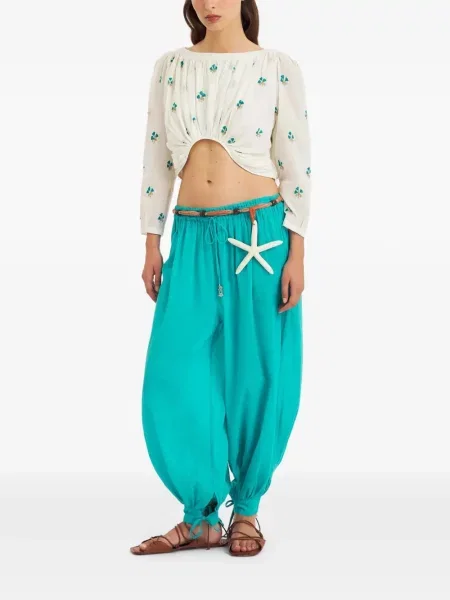 Pantaloni Antik Batik albastru