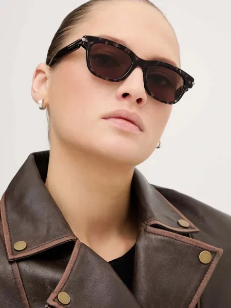 Alexander McQueen ochelari portocaliu