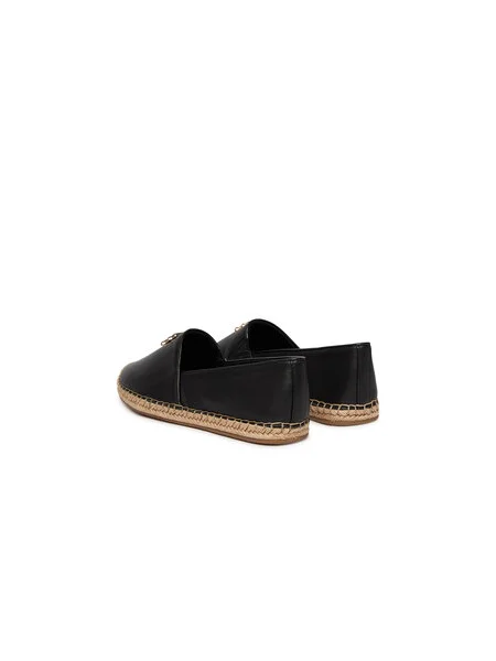 Espadrilles Tommy Hilfiger Th Logo Leather Espadrille fekete