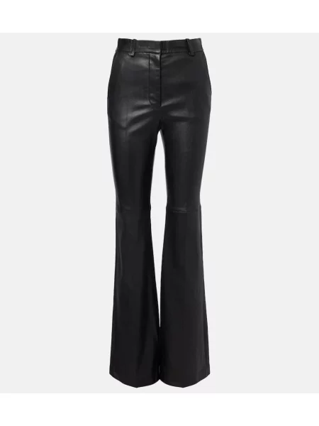 Pantaloni Joseph din piele negru