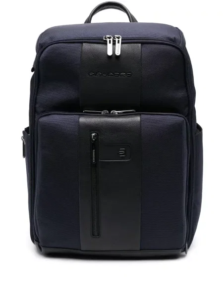 Rucsac Piquadro din canvas albastru