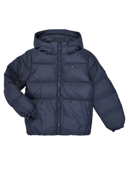 Geacă cu puf copii Tommy Hilfiger albastru