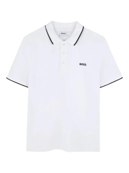 Koszulka polo dziecięca Bosswear biała