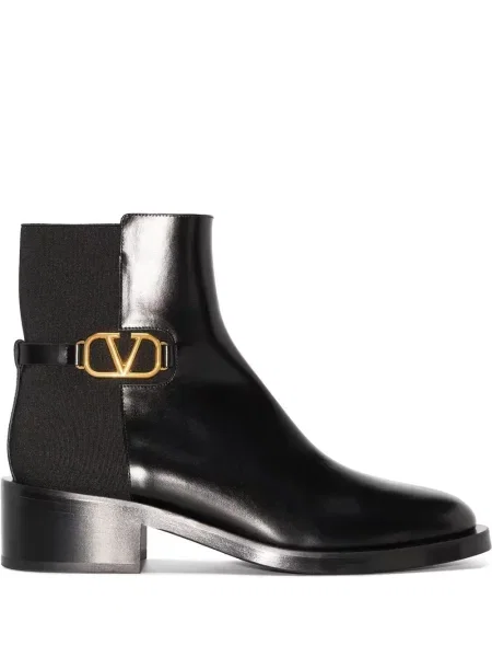Cizme scurte Valentino Garavani negru