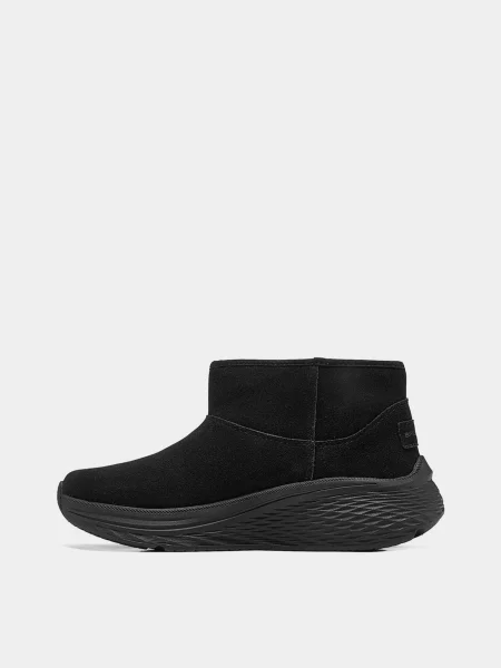 Кожаные сапоги Skechers черные
