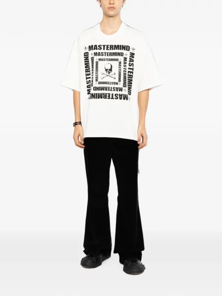 Tricou Mastermind World cu imagine alb