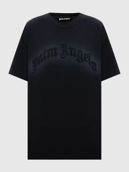 Футболка Palm Angels с принтом черная