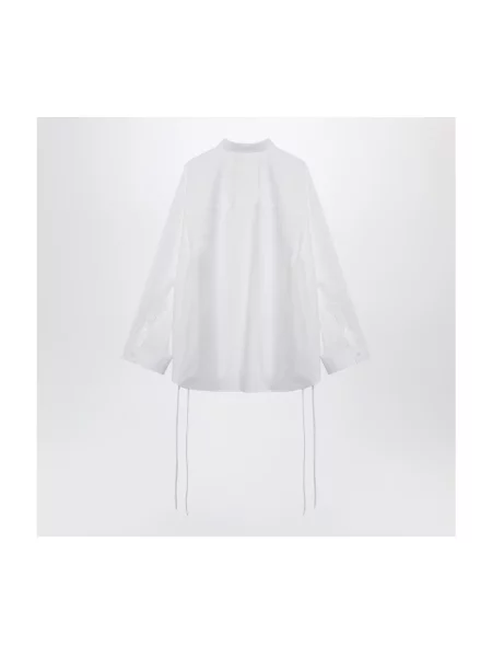 Koszula Balenciaga z logo biała