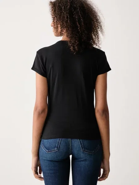 Calvin Klein Jeans T-shirt z bawełną czarna