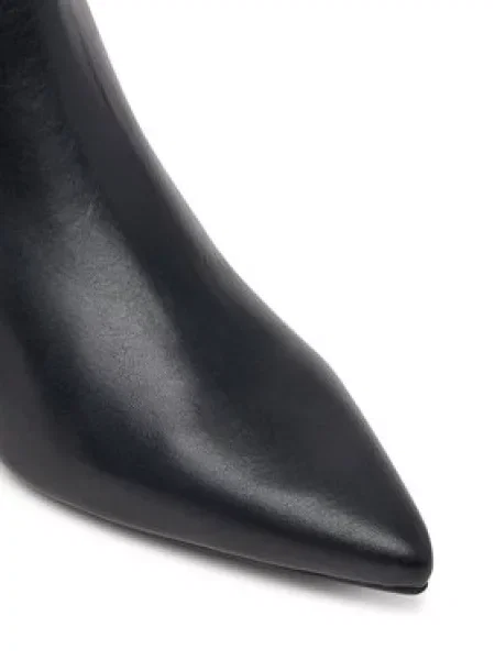 Tommy Jeans Aulinukai Tjw Pointed Kitten Heel Boots juoda