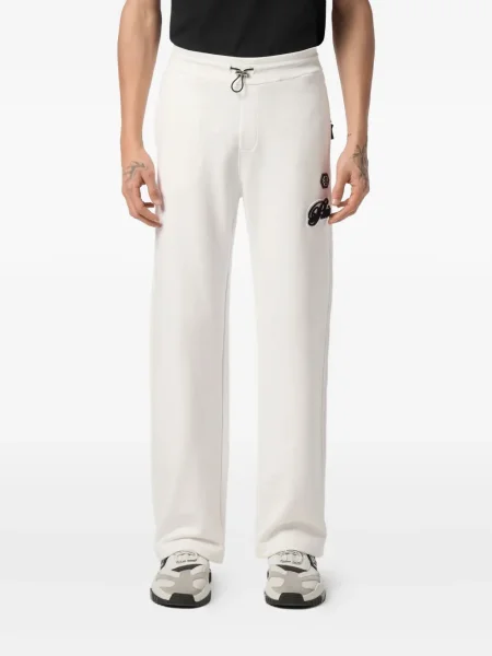 Pantaloni Philipp Plein alb