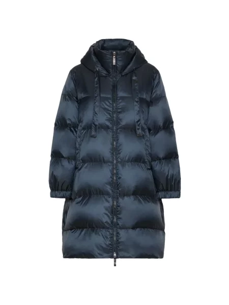 Matlasat palton Max Mara albastru