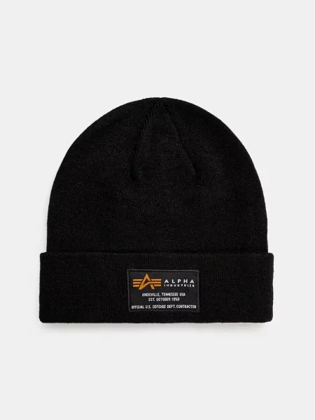 Alpha Industries căciulă Crew Beanie negru