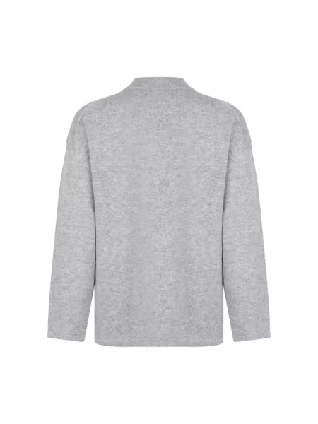 Sweter Max Mara Studio szary