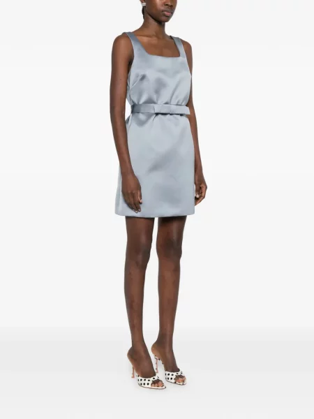 Rochie P.a.r.o.s.h. cu funde de costum albastru