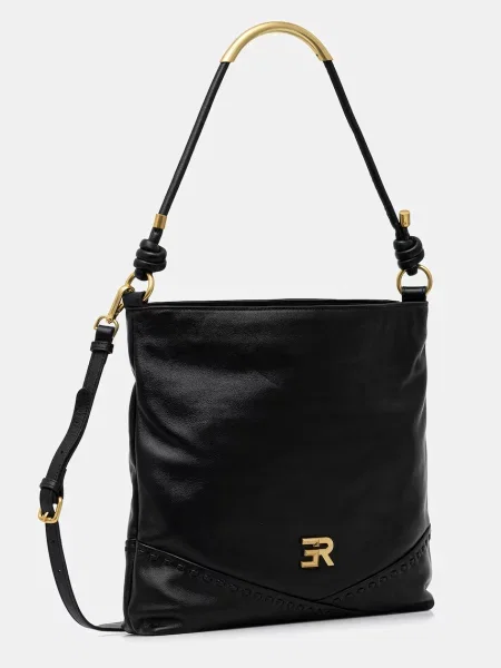 Шкіряна сумочка Ermanno Scervino чорний