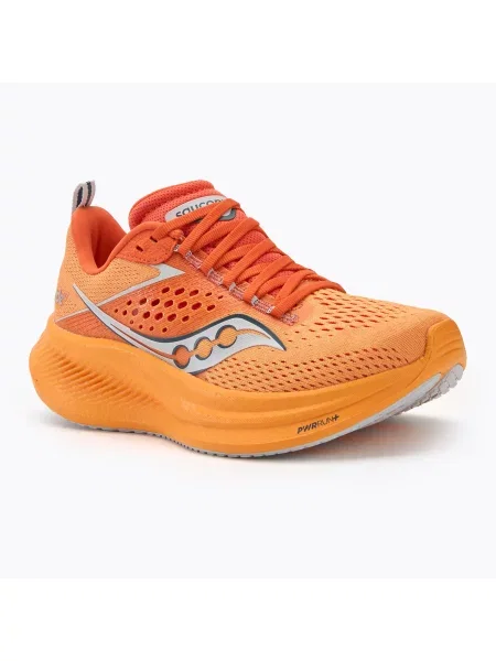 Дамски обувки за бягане Saucony Ride 17 peel/peper оранжево